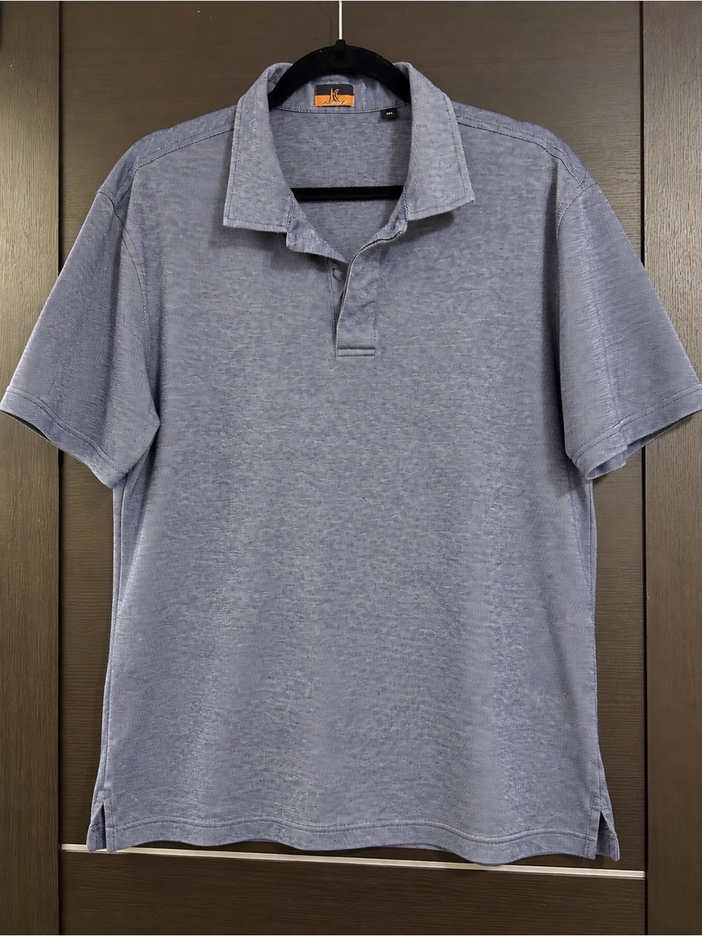 Men’s XXL Blue Short Sleeve Polo Shirt